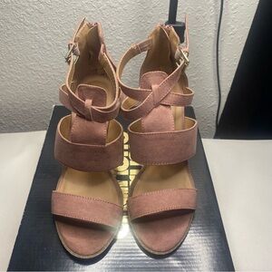 Charlotte Russe Pink Strappy Sandals